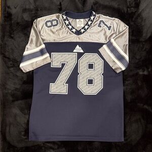 Men's Blue and Silver 78 Jersey